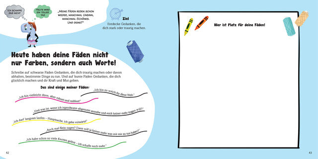Bunte Gedanken für Socke Wolli - Ein Kinderfachbuch über positives Denken (Diana Nadal Millanes / Gabriel San Martín)